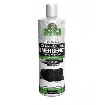 Spanish Garden Charcoal Emergency Shampoo 450ml