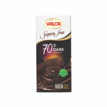 Valor Sugar-Free 70% Dark Chocolate 100g