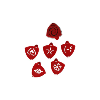 Aerolatte Red Cappuccino Stencil Set 6 Pieces