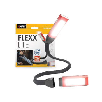 Wagan 400 Lumens Flexxlite Rechargeable Led Neck Band Work Light Red And Black 1.1 X 0.6 X 21.3 Inch 4307 *(97318) 1Piece
