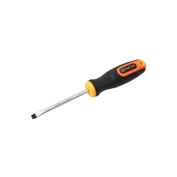Tactix Flat Screwdriver Multicolour 4.5 X 100Mm 1Piece