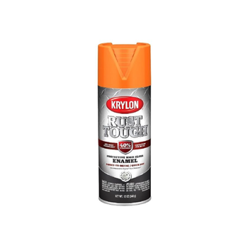 كريلون دهان الرش سريع الجفاف المباشر على المعدن الذي يمنح تأثيرًا غير لامع يأتي باللون أورانج ويحتوي على حجم 12 أونصة من الدهان وهو مصمم لحماية السطوح المعدنية من التآكلK09219008 1قطعة