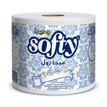 سوفتي ميجا رول مناشف ورقية للمطبخ 300متر