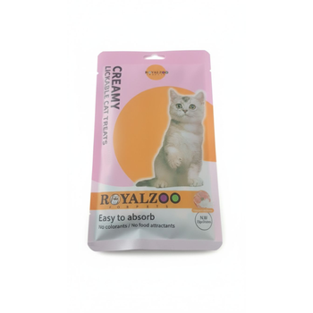 رويال زو مكافآت قطط صغيرة دجاج وحليب فاخرة 5×15جرام