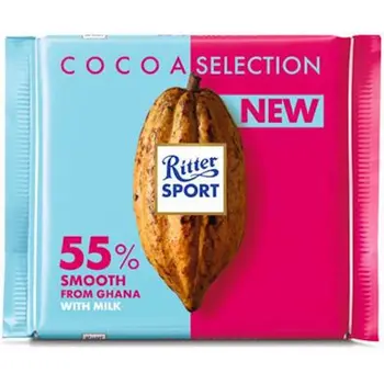 Ritter Sport Cocoa Selection Milk Chocolate 100g