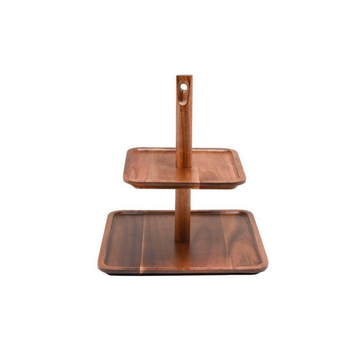 بين سيرفي حامل الوجبات الخفيفة عالي الجودة من طبقتين بني 25 x 25سم SR18725A-SQ 1قطعة