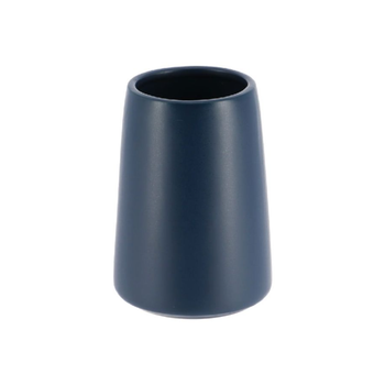 تندانس   كوب حمام من الخزف الحجري بتصميم مستدير باللون الأزرق الداكن 16 x 12 x 12 سم 61108118 1قطعة