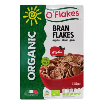 أوفليكس رقائق النخالة العضوية 375 جم
