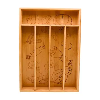 Bien Servi Bamboo Cutlery Tray 5-Compartment