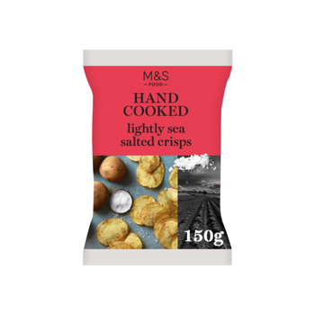 M&S Food Lightly Sea Salted Crisps 150g
