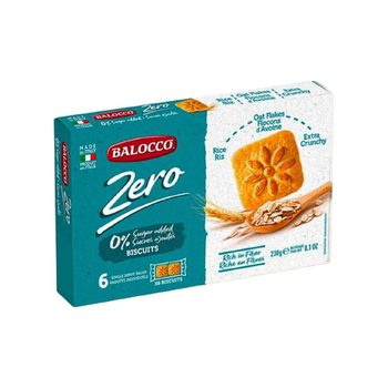 زيرو بسكويت فروليني الأصلي بدون سكر مضاف 230جرام