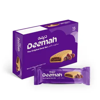 Deemah Date Bar Biscuit 15x25g