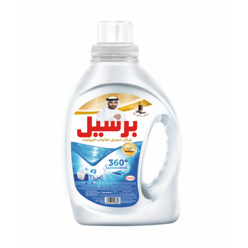 برسيل جل سائل منظف لغسيل الأثواب البيضاء برائحة العود 1 لتر