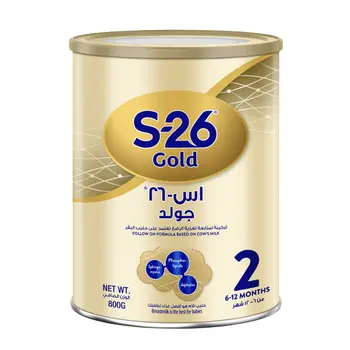 اس 26 بروميل جولد تركيبة لمتابعة تغذية الرضع المرحلة 2 - 800جرام