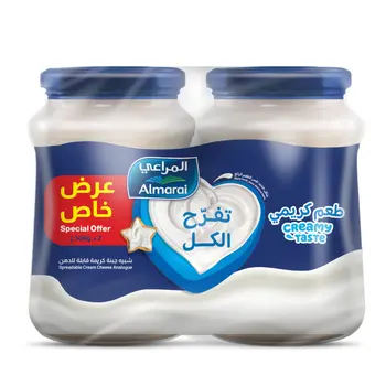 Almarai Spreadable Cream Cheese 2x500g