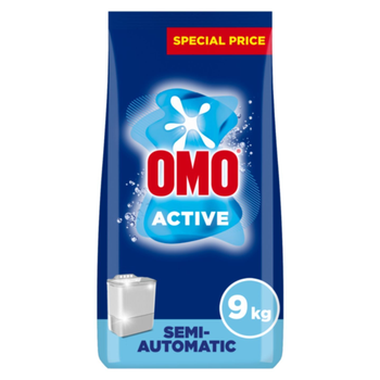 أومو مسحوق غسيل الملابس للغسالات العادية أكتيف 9كيلو