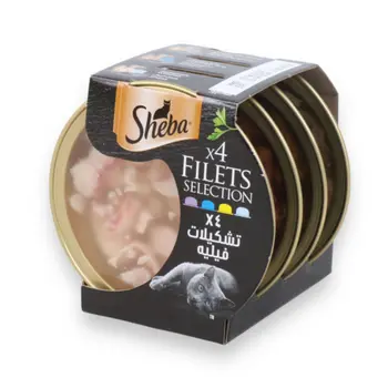 شيبا طعام قطط 4×60جرام