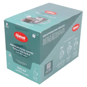 العميد قهوة فلتر أمريكية خالي من الكافيين 12×14جرام