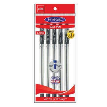 Cello Finegrip Ballpen 5 Pieces