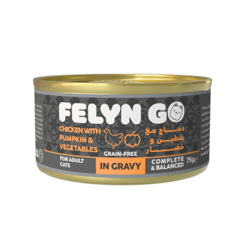 Felyn Go Chicken Pumpkin Cat Food 75g