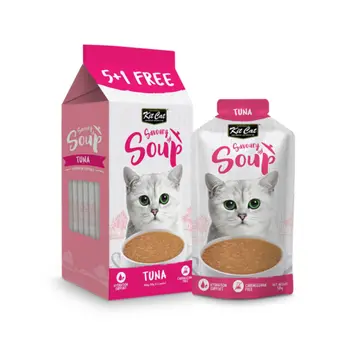Kit Cat Tuna Savoury Soup Cat Food 300ml