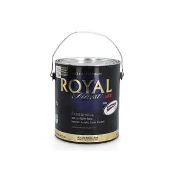 اي سي دي طلاء إيس رويال فاينست فائق الجودة للجدران والديكورات الداخلية من الأكريليك واللاتكس لون قشر البيض 3.43لتر 1قطعة