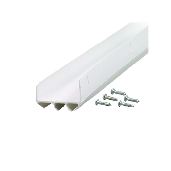 م د سدادة لقاعدة الباب على شكل U من الفينيل فائق الجودة تُثبت ببراغي أبي 1.13×36×2 بوصة 1قطعة