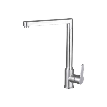 قطرة أكوا صنبور مغسلة مطبخ بتصميم أنيق وحديث، مصنوع من الفولاذ المقاوم للصدأ باللون النيكل  30.5 × 10.4 × 26 سم JS-K097N 1قطعة