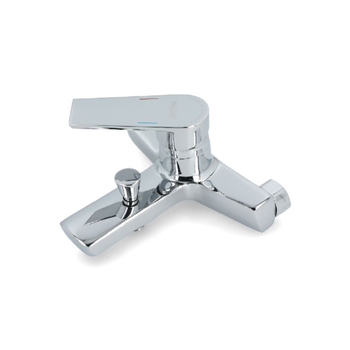 مولر ميترو خلاط حمام بالتثبيت على الحائط تصميم أنيق كروم 11 × 22 × 26 سم MU-8202 1قطعة