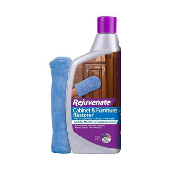 تجديد ملمع عالي الأداء على أساس بوليمر لاستعادة حيوية الخزائن والأثاث، شفاف، سعة 473 مل، الرقم التسلسلي 1025712. 1قطعة