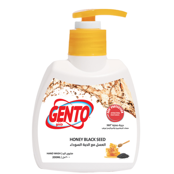 GENTO Honey Black Seed Orange Hand Wash 200ml