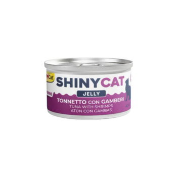 GimCat Shiny Cat Tuna & Shrimp Wet Food 70g