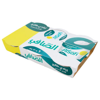 الصافي زبادي كامل الدسم 6×120جرام