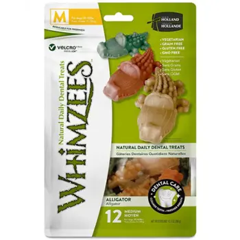 Whimzees Paragon Alligator Dental Treats 12 Pieces