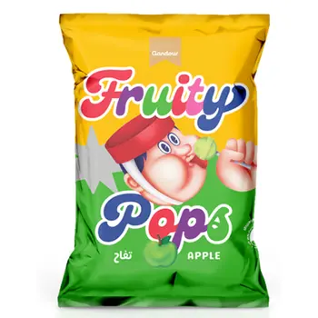 فروتي بوبس حلوى تفاح 1حبة