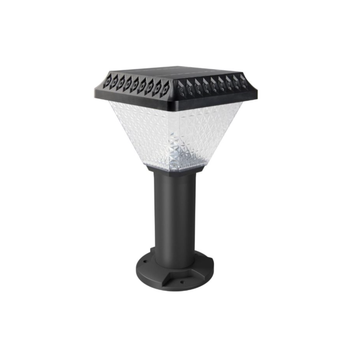 Philips 3000K 200 Lumen Pro Solar Sq Uare Garden Light Black And Clear 30 X 16 X 16 Cm Phi-911401855502 *(101640) 1Piece