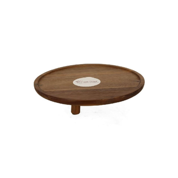 بين سيرفي صحن تقديم خشب أكاسيا بقواعد وتصميم أنيق بني 32 x 5سم PS20532A 1قطعة