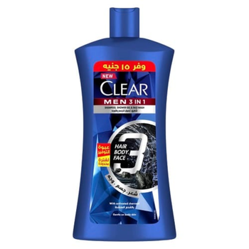 كلير شامبو 3 في 1 للرجال 900مل
