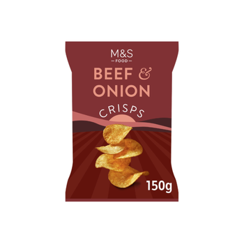 M&S Food Beef And Onion Flavour Crisps 1Piece