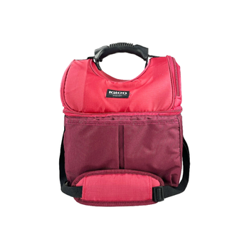 Igloo 22-Can Capacity Playmate Gripper Lunch Bag Red and Purple 12.5 x 10.5 x 8.5 Inch *(80287) 0.69Kg
