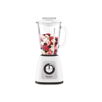 Moulinex 700W Electric Blender with 2 Glass Mills Multicolour 1.75 Liter LM438127 *(77651) 4.54Kg