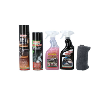 مافرا SPL54 فاست اند بلاك لوسيدانتي مجموعة أدوات العناية بغسيل السيارات من 9 قطع متعددة الألوان  1قطعة