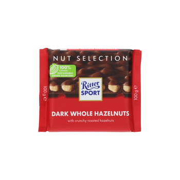 Ritter Choco Dark Hazelnuts 100g