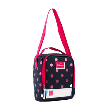 بوز  143262 بوز حقيبة غداء بحمّالة قابلة للتعديل عازلة للحرارة وردي وأسود 10 x 15 x 15 سم 1قطعة