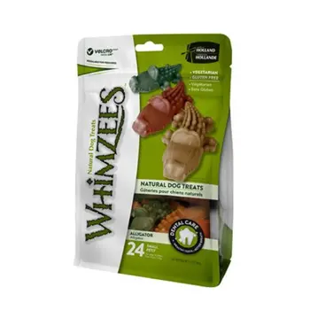 Whimzees Paragon Alligator Dental Treats 24 Small Pieces