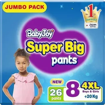 Babyjoy Super Big Pants Size 8 26 Pieces