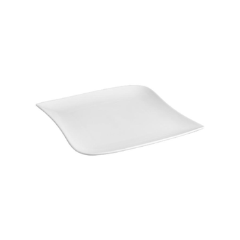 ساكو طبق عشاء مُموج مربع الشكل باللون الأبيض بحجم 30 سم 122690 1قطعة