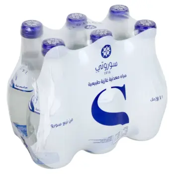 سوروتي مياه معدنية غازية طبيعية 6×250مل