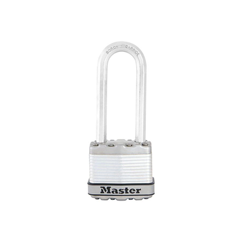 Master Lock Rust-Resistant Dual Ball Bearing Padlock Silver