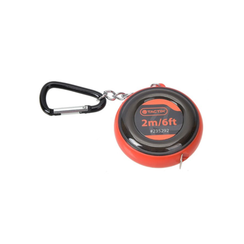 Tactix Red-Black Pocket Tape Measure 2m